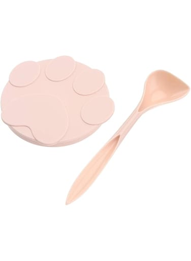 Sulfar Pet Food Can Lids and Spoons, Universal BPA Free Silicone Can Lids Covers for Dog and Cat Food, One Can Cap Fit Most Standard Size Canned Dog Cat Food (Pink)