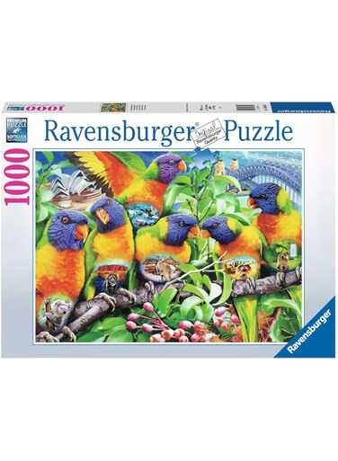Ravensburger Land of The Lorikeet 1000 Piece Jigsaw Puzzle for Adults - 16815 - Every Piece is Unique, Softclick Technology Means Pieces Fit Together Perfectly