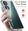 For Honor 90 Clear Transparent Cover Silicone Shockproof Phone Case for Honro 90 5G (Honor 90, Clear)
