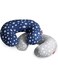 Nursing Pillow Covers, Soft Muslin Cotton Slipcovers for Breastfeeding Pillows, Removable &amp; Breathable, Machine Washable, Ideal for Newborns and Gift Use, 2 Pack, Grey &amp; Navy Star