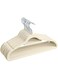 Red Dot Gift&reg; 20-Pack Beige Non-Slip Velvet Hangers &amp; 360 Degree Rotatable Hook - Durable &amp; Slim - Non Slip Hangers for Coat Hangers - Pant Hangers&hellip;(Beige, 20 pack)