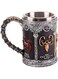 N/P Game of Thrones Mug Stark &amp; Tully &amp; Targaryen &amp; Lannister &amp; Baratheon Stainless Steel Resin 3D Coffee Beer Mug Drinkware Cup Practical Coffee Tea Cup (Capacity : 601 700ml)