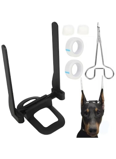 Adjustable Dog Ear Stand, Dog Ear Posting Kit, Durable Doberman Ear Stand Up Support Tool Assist, Dog Ear Fixed Correction Vertical Holder With Tape, Dog Supplies, Dog Accessories