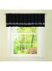 Lush Decor Night Sky Sequin Window Valance, 18"L x 84"W, Black &amp; Gray