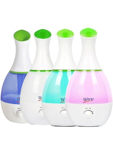 Wtrtr 3L high-end Ultrasonic Cool Mist humidifier,Air humidifier for Bedroom &amp; lobby, Premium Humidifying Unit,Air Refresher Air Revitalizer Air Purifie (White 3L)