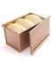 JUSTDOLIFE Baking Toast Pan, JUSTDOLIFE Loaf Pan Aluminum Alloy Bread Baking Mold Kitchen Baking Mold Toast Box with Lid for Home Kitchen Baking