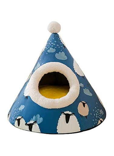 COOLBABY Triangle House Cat Closed Pet