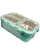 Generic Bento Lunch Box Design Portable School 304 Stainless Steel 2023 Hotselling New Food Packing Rectangle Shantou Pp+stainless Steel (Green)