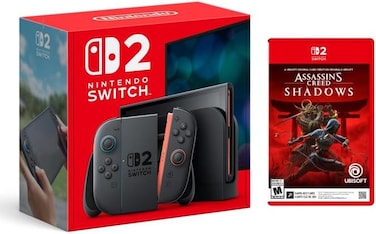 Nintendo Switch 2 Console with Assassin&rsquo;s Creed Shadows Game Bundle - International Version