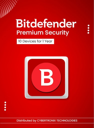 Bitdefender Antivirus Plus   10 PCs for 1 Year   Digital License   SAME DAY DELIVERY
