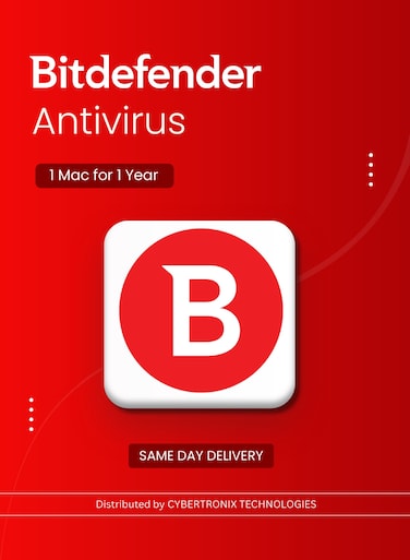 Bitdefender Antivirus   1 Mac for 1 Year   Digital License   SAME DAY DELIVERY
