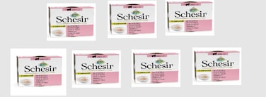 Schesir Cat Can Broth-Wet Food Chicken- 7 pcs Weight - 70g