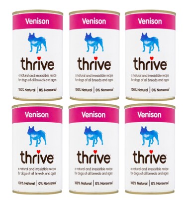 Thrive Complete Venison Wet Dog Food 400g ( 6 PC )