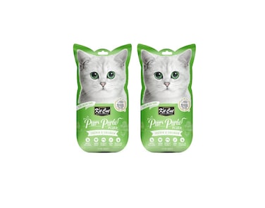 Kit Cat Purr Puree Plus+ Chicken &amp; Collagen (Collagen Care) (2 Pc)