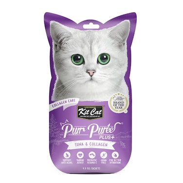 Kit Cat Purr Puree Plus+ Tuna &amp; Collagen (Collagen Care)