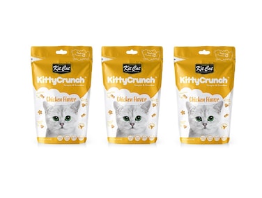 Kit Cat Kitty Crunch Chicken Flavor 60g 3 Packets