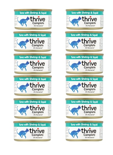 Thrive Complete Tuna with Shrimp &amp; Squid Wet Cat Food 75g ( 12 PC )