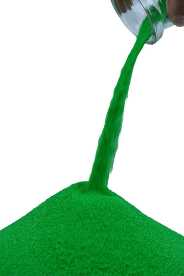 Vsell24&trade; Green Sand - Decorative Sand for Gardens, Craft Projects, and Aquariums 5 KG