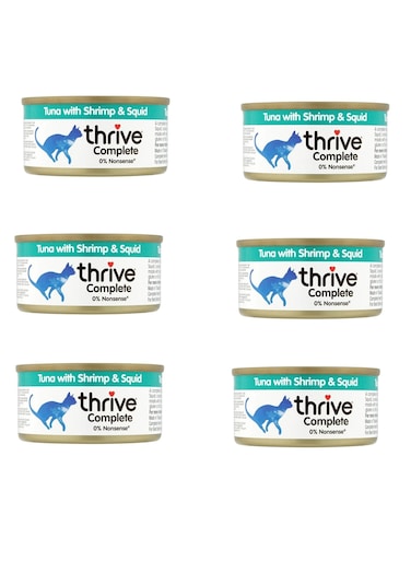 Thrive Complete Tuna with Shrimp &amp; Squid Wet Cat Food 75g ( 6 PC )