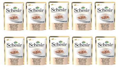 Schesir Cat Pouch Jelly Tuna With Salmon 85gm[Weight - 85g]
