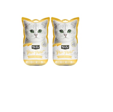 Kit Cat Purr Puree Chicken &amp; Fiber (Hairball) (2 Pc)