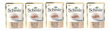 Schesir Cat Pouch Jelly Tuna With Salmon 85gm[Weight - 85g]