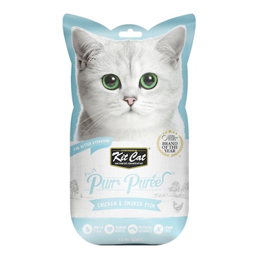 Kit Cat Purr Puree Chicken &amp; Smoked Fish