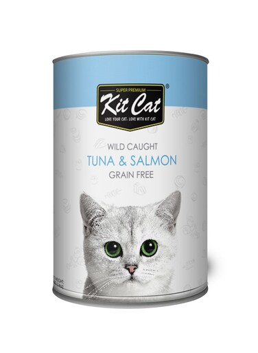 Kit Cat Wild Caught Tuna &amp; Salmon 400g
