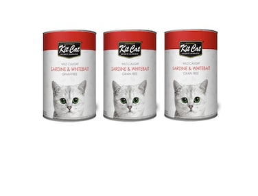 Kit Cat Wild Caught Sardine &amp; WhiteBait ( 3 x 400g )