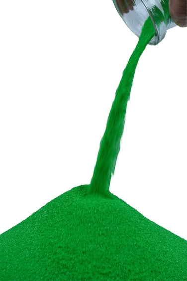 Vsell24&trade; Green Sand - Decorative Sand for Gardens, Craft Projects, and Aquariums 10 KG