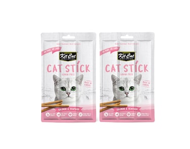 Kit Cat Grain Free Cat Stick Salmon &amp; Seafood 15g ( 2 x 15 g )