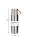Vsell24 Stainless Steel Vacuum Flask with Cup, 500ml Double Wall Insulated Water Bottle, Leak Proof Thermos for Hot Drinks or Cold ( Cream )