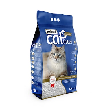 
​

​

Patimax Premium Ultra Clumping Cat Litter[Flavor - Soap Fragnance, Size - 6L]