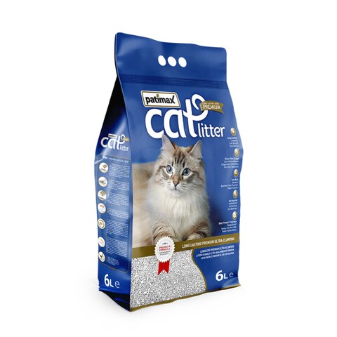 
​

​

Patimax Premium Ultra Clumping Cat Litter[Flavor - Soap Fragnance, Size - 6L]