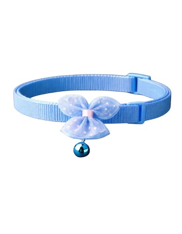 Adjustable Blue Cat Collar (22&times;30 cm) &ndash; Soft, Durable &amp; Comfortable Lightweight Pet Collar for Cats