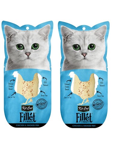 Kit Cat Fillet Fresh Chicken and Smoked Fish 2 Pieces