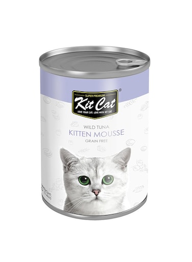 Kit Cat Wild Tuna Kitten Mousse Canned Cat Food 400g