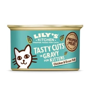 Lily's Kitchen Tasty Cuts Chicken &amp; Ocean Fish Kitten Wet Food 85G
