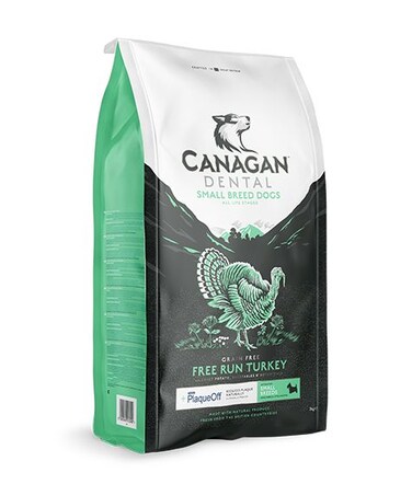 Canagan Dental Free Run Turkey Small Breed Dry Dog Food 2 KG