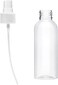 3 piece Transparent Refillable Plastic Spray Bottle &ndash;  Travel-Friendly Mist Sprayer for Cleaning, Gardening, and Cosmetics