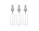 3 piece Transparent Refillable Plastic Spray Bottle &ndash;  Travel-Friendly Mist Sprayer for Cleaning, Gardening, and Cosmetics