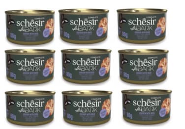 Schesir After Dark Wholefood In Broth For Cat - Chicken With Duck 80g (6 PCS)