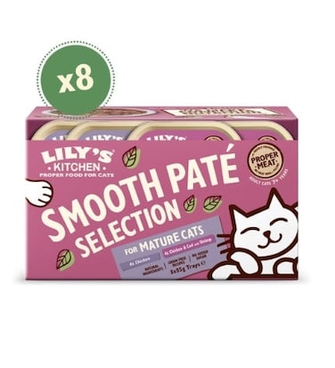 Lily's Kitchen Pate for Mature Cats Multipack Wet Cat Food 8X85G

