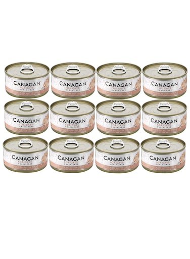 Canagan 12pcs Chicken with Crab Wet Cat Food 12x75g Tins
