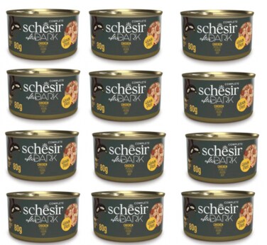 Schesir After Dark Wholefood In Broth For Cat - Chicken 80g ( 12 PCS )