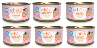 Schesir Baby Kitten Wholefood - Chicken With Salmon 70g ( 6 PCS )