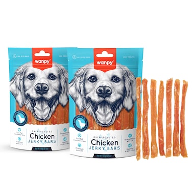 Wanpy Chicken Jerky Bars ( 100g x 2 )