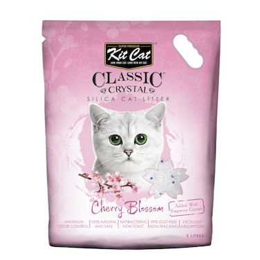 Kit Cat Classic Crystal Cat Litter &ndash; Cherry Blossom (5 Litres)