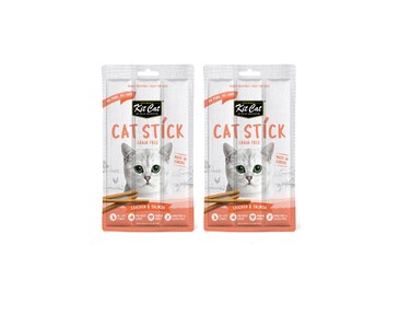 Kit Cat Grain Free Cat Stick Chicken &amp; Salmon 15g ( 2 x 15 g )