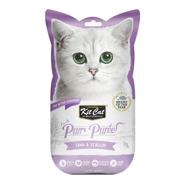 Kit Cat Purr Puree Tuna &amp; Scallop